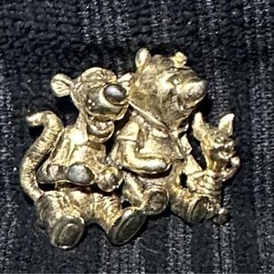 Vintage Disney Winnie the Pooh, Tigger & Piglet Brooch